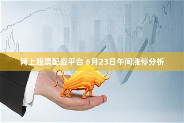 网上股票配资平台 6月23日午间涨停分析